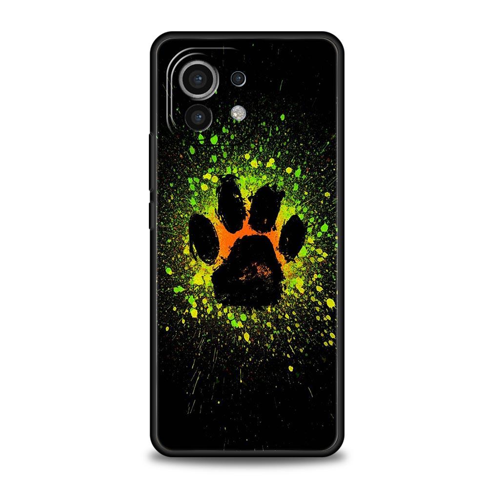 Hundepfotenabdruck Niedliche Handyhülle Für Xiaomi Mi 15 14 Pro 13 12 11 Lite 10T 11T 12T 13T 14T Poco X6 X5 X4 X3 NFC F3 F4 GT Hülle