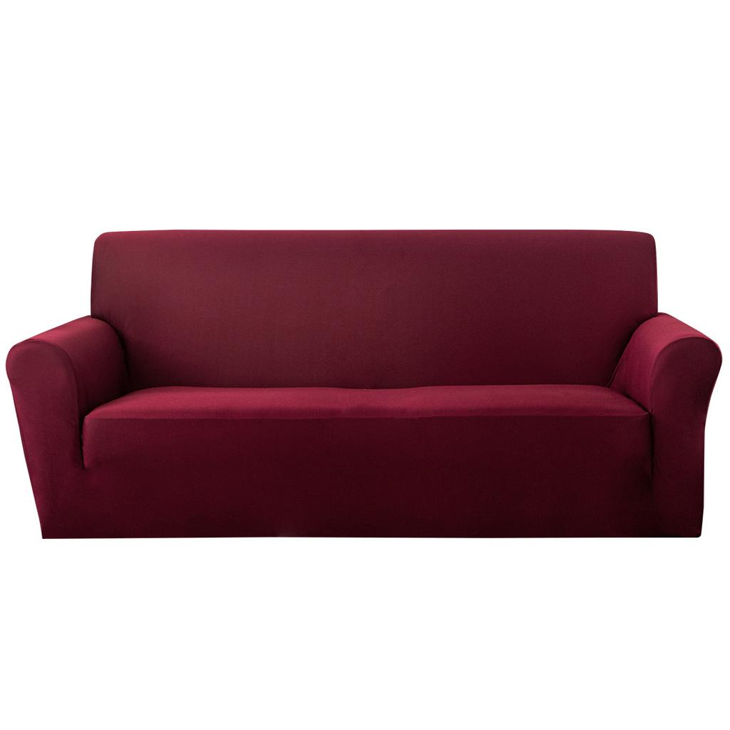 Milk Silk Solid Color Sofa Cover All-inclusive Solid Color Lazy Sofa Cover Elastic Integrated Sofa Cover