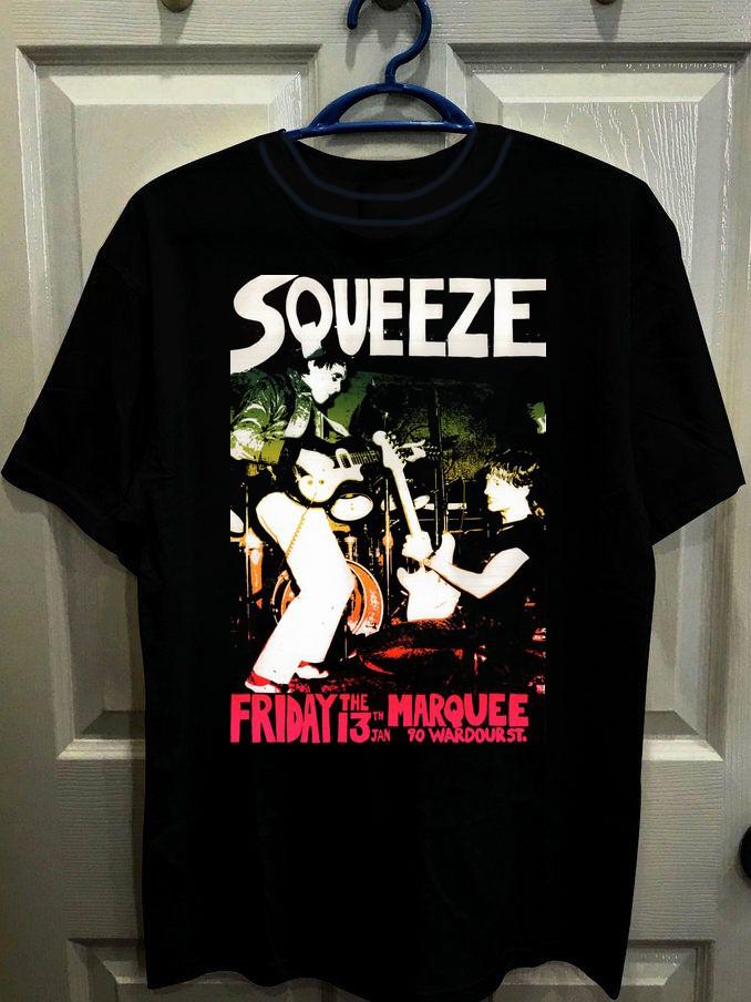 

Squeeze band live at The Marquee Unisex T-shirt All Size S to 5XL Unisex T-Shirt L