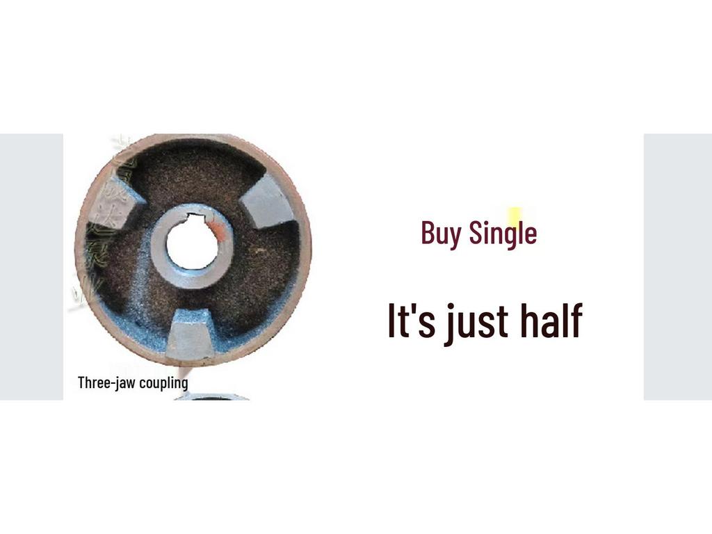 Sześciokątne elastyczne sprzęgło trójszczękowe do połączenia silnika pompy wodnej