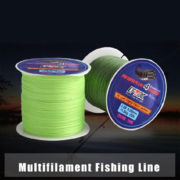 Braided Line 8lb-35lb 4 Wire Fast Water Cutting Fishing Line 4 Strands 124 Yards Braided Fishing Line Abrasion Resistant