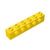 10 SZTUK 3894  1x6 5 Otworów Graniasty Klocek Budowlany Akcesoria Moc Kompatybilne z Brick DIY Zabawki dla Dzieci Części Montażowe