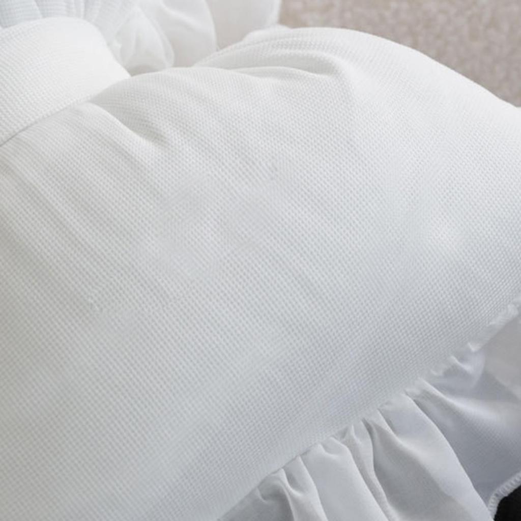 Bowknot Throw Pillow Car Backrest Cushion Breathable Soft Decoration Sofa Pillow for Living Room Nursery Bed Sofa 32 Cmx40 cm