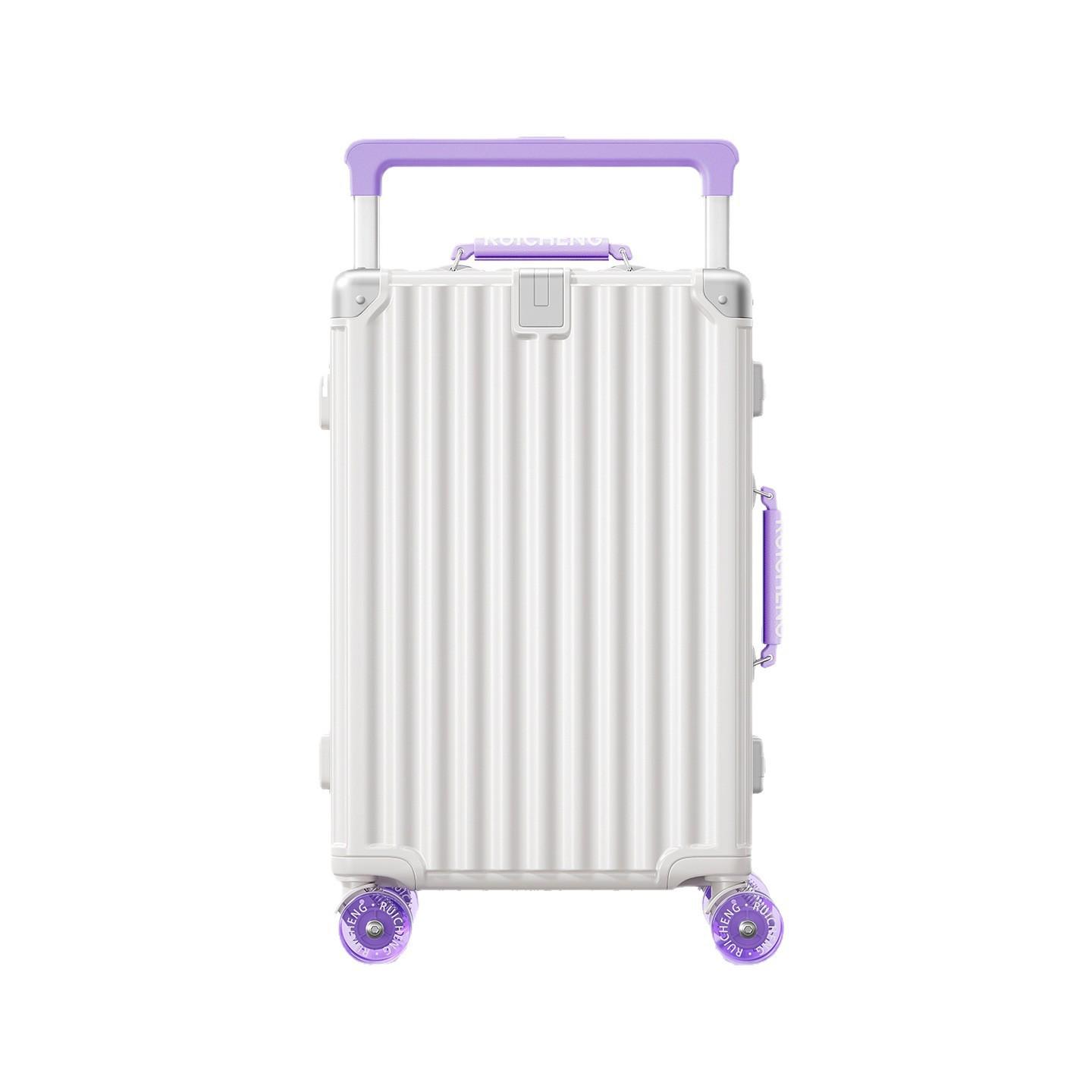

2026 Stylish 24-Inch Aluminum Frame Suitcase with Wide Pull Rod for Travel 20 inches