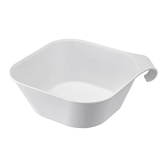 Yamazaki Jitsugyo Magnetic Bathroom Rack Long White Approx. W60XD8.5XH8cm Tower Bathroom Storage with Drainage Hole Hook Included