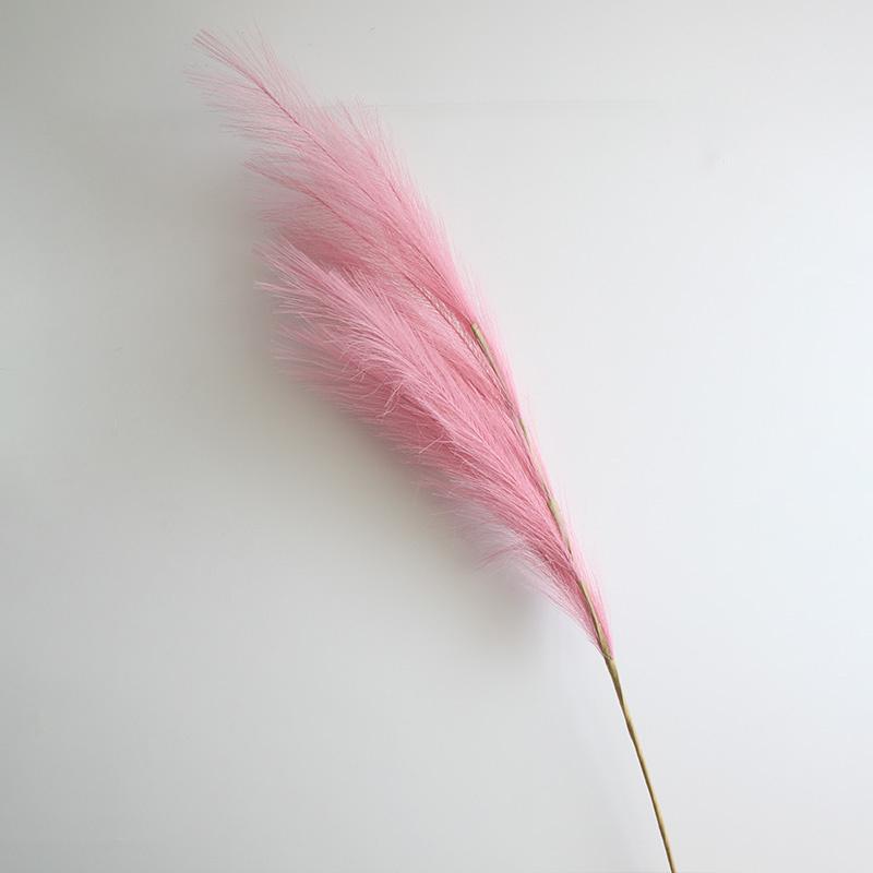 100cm Artificial Pampas Grass Fluffy Fake Reed Flowers 1pc Home Bedroom Party Decoration Wedding Decor Accessories Faux Flowers