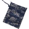 Maruzen Japanese Cloth Wallet - Choju-giga Design, Navy, Handmade Fabric Wallet