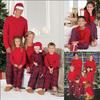 2026 Family Matching Christmas Plaid Pajamas - Parent-Child Cotton Home Wear Set