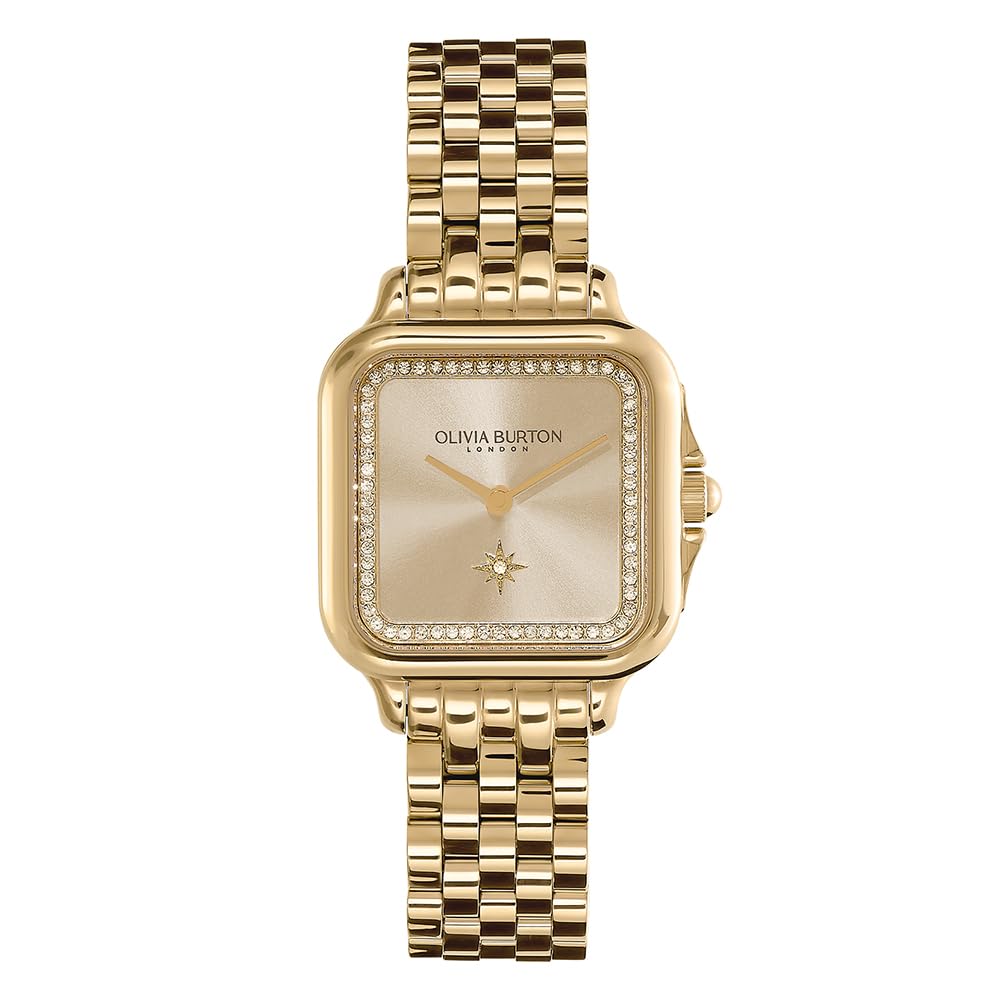 Authorized Dealer Olivia Burton Classic 28mm Grosvenor Light Gold Watch 24000084 [OLIVIA BURTON] Women's