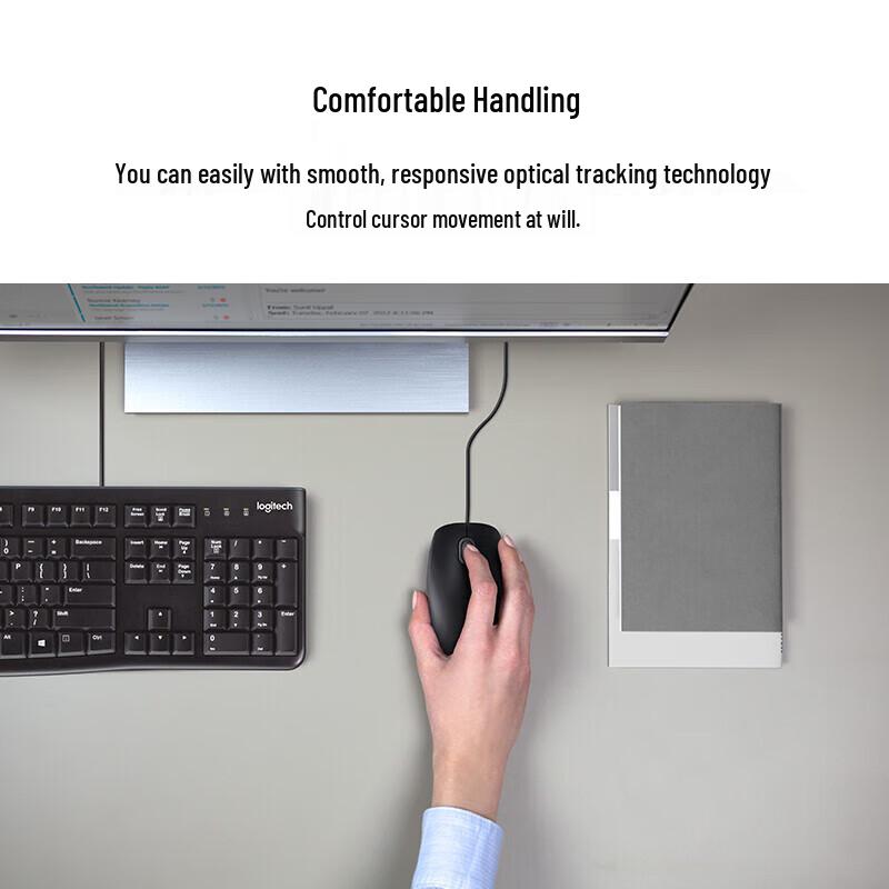 Logitech M110 Wired Silent Mouse