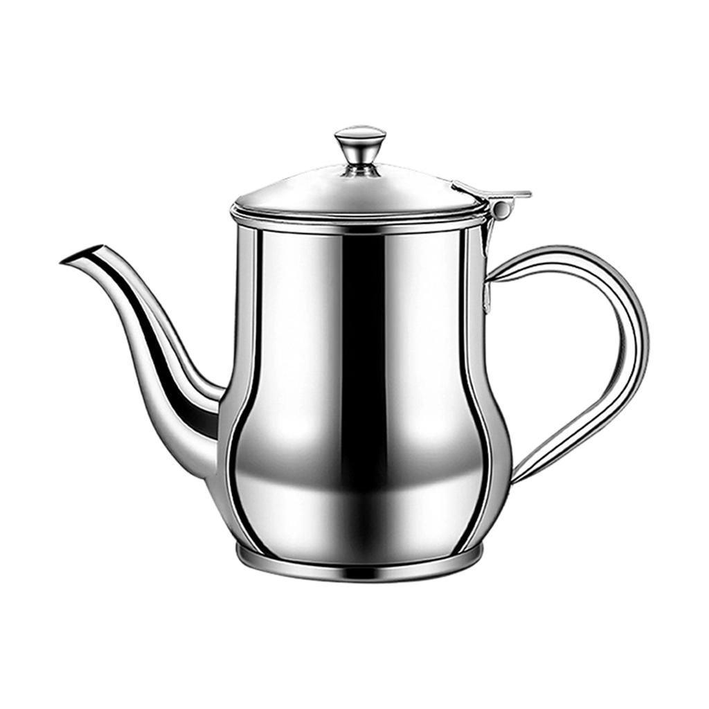 Leak-proof Stainless Steel Oil Dispenser, Thickened Kitchen Oil Canister, Oil Bottle, Seasoning Bottle