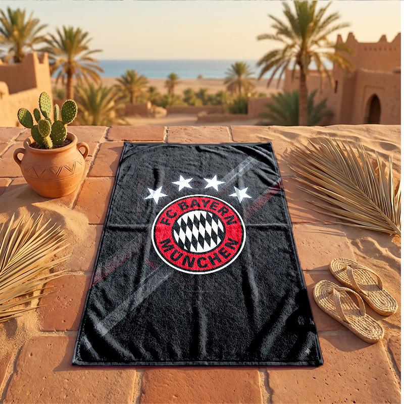 FC Bayern München Thema Strandtuch Weich Schnell?Trockenes Handtuch für den Sommerstrandurlaub beim Schwimmen 80cmx160cm(31x63inch)