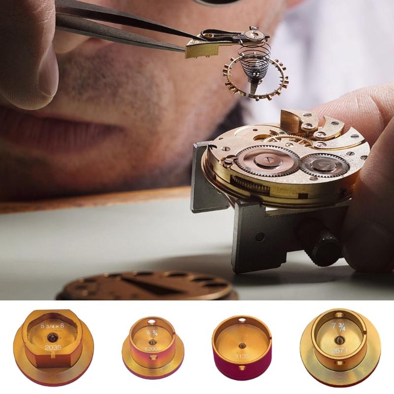 Lightweight 23g Watch Movement Stand Sturdy Alloy Steel Watch Movement Adapter For DIY Watch Making