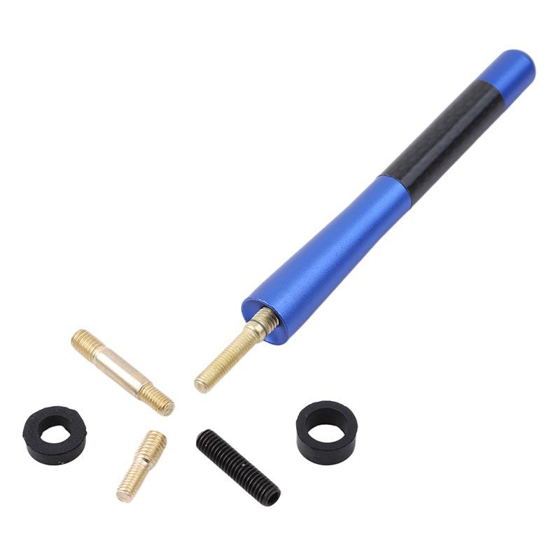 1Pcs Universal Black Carbon Fiber Antenna