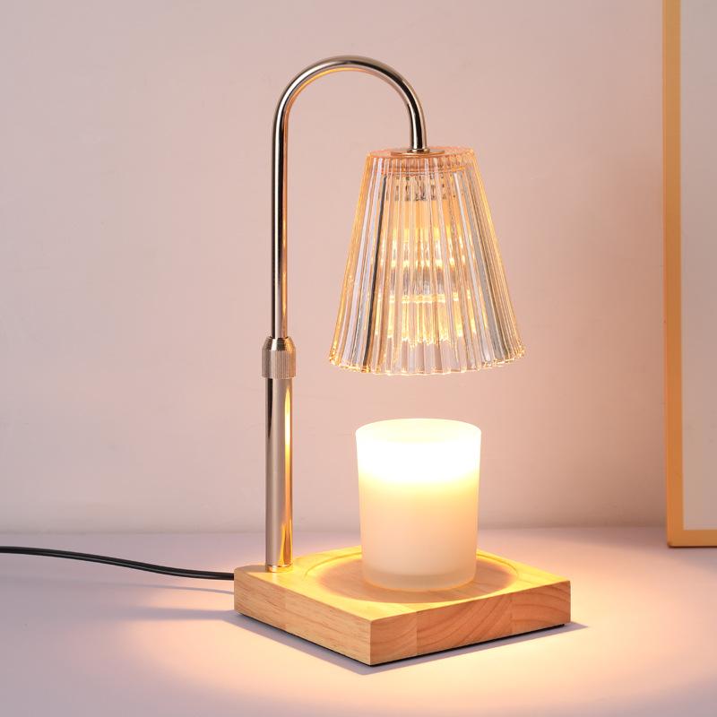 Smart Aroma Lamp with Timer & Height Adjustment Nordic Retro 2-in-1 Oil Diffuser and Candle Warmer