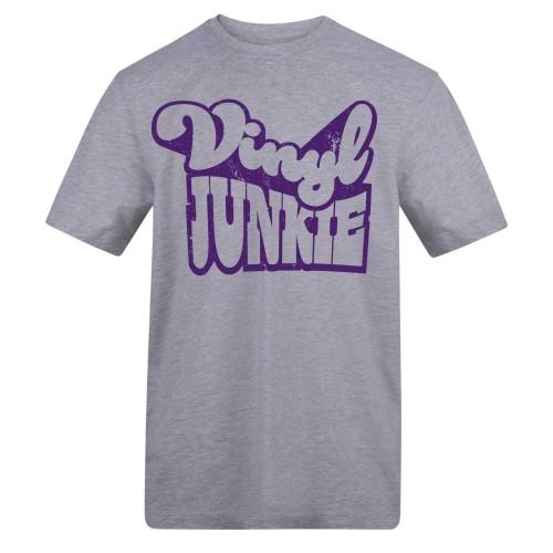 AWD Unisex Adult Vinyl Junkie Printed T-Shirt