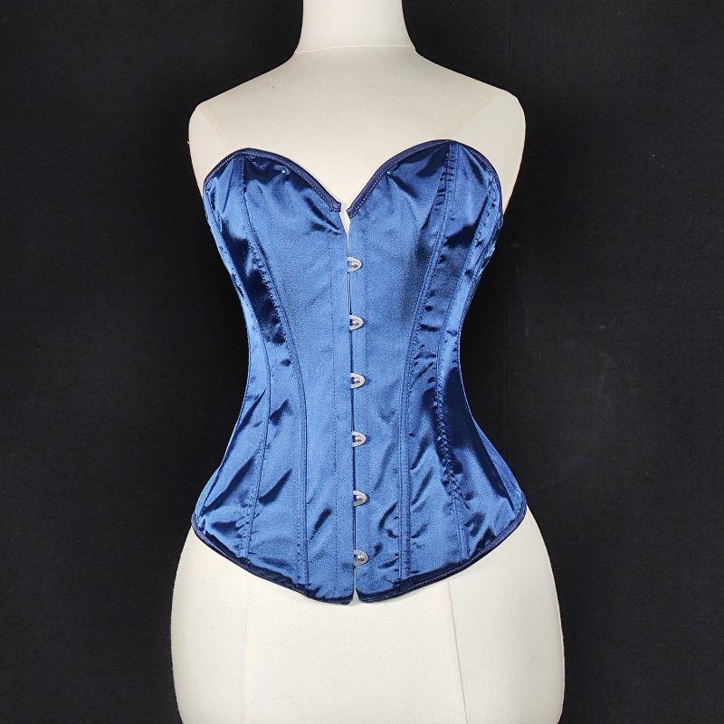 Halloween Court Corset Satin Bustier Push Up Shapewear