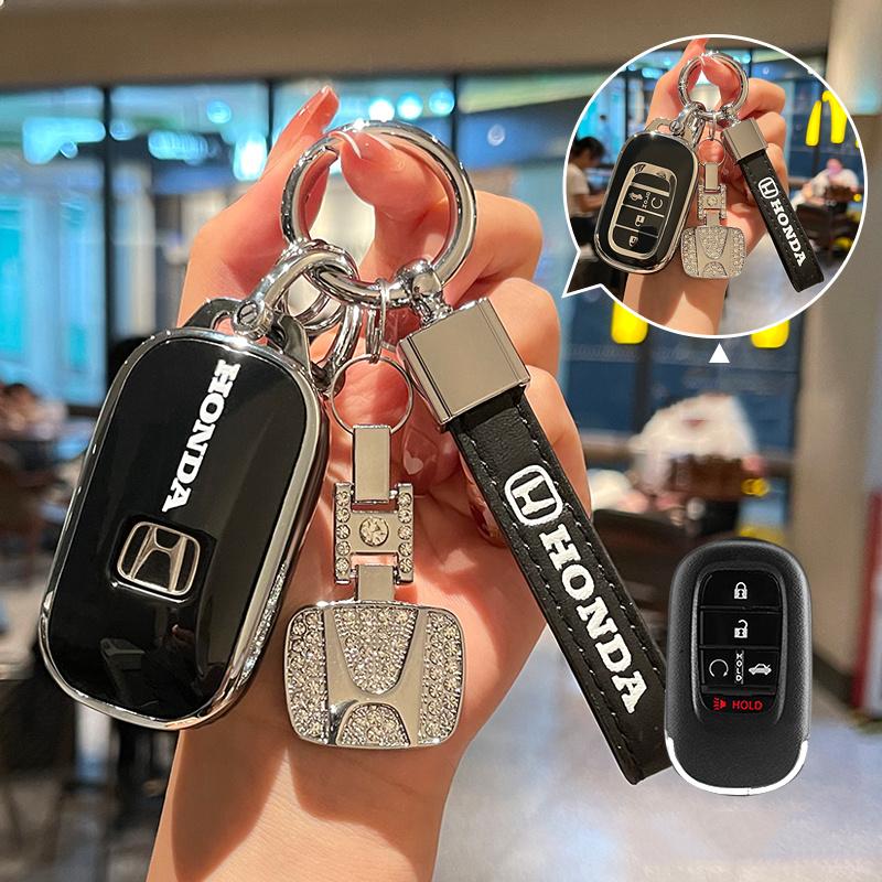 Car modification rear key cover applicable For Honda Logo Hyundai Nissan Infiniti including key pouch CR-V Auto Interior Key Bag TT5