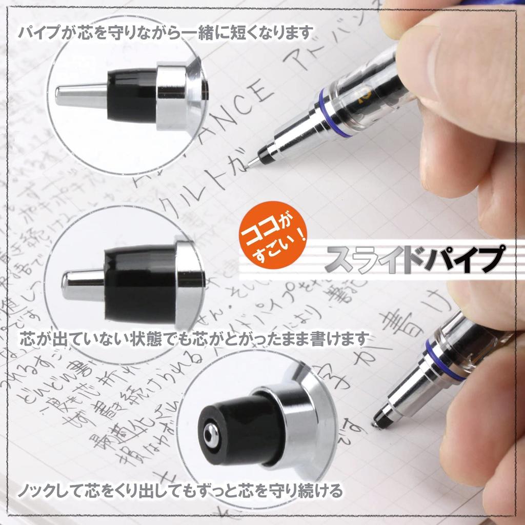Mitsubishi Pencil Kurutoga Advance Mechanical Limited Sakura Blooming Navy 0.5 Pencil, Edition, Packaging, Blue, M55591PLS.9