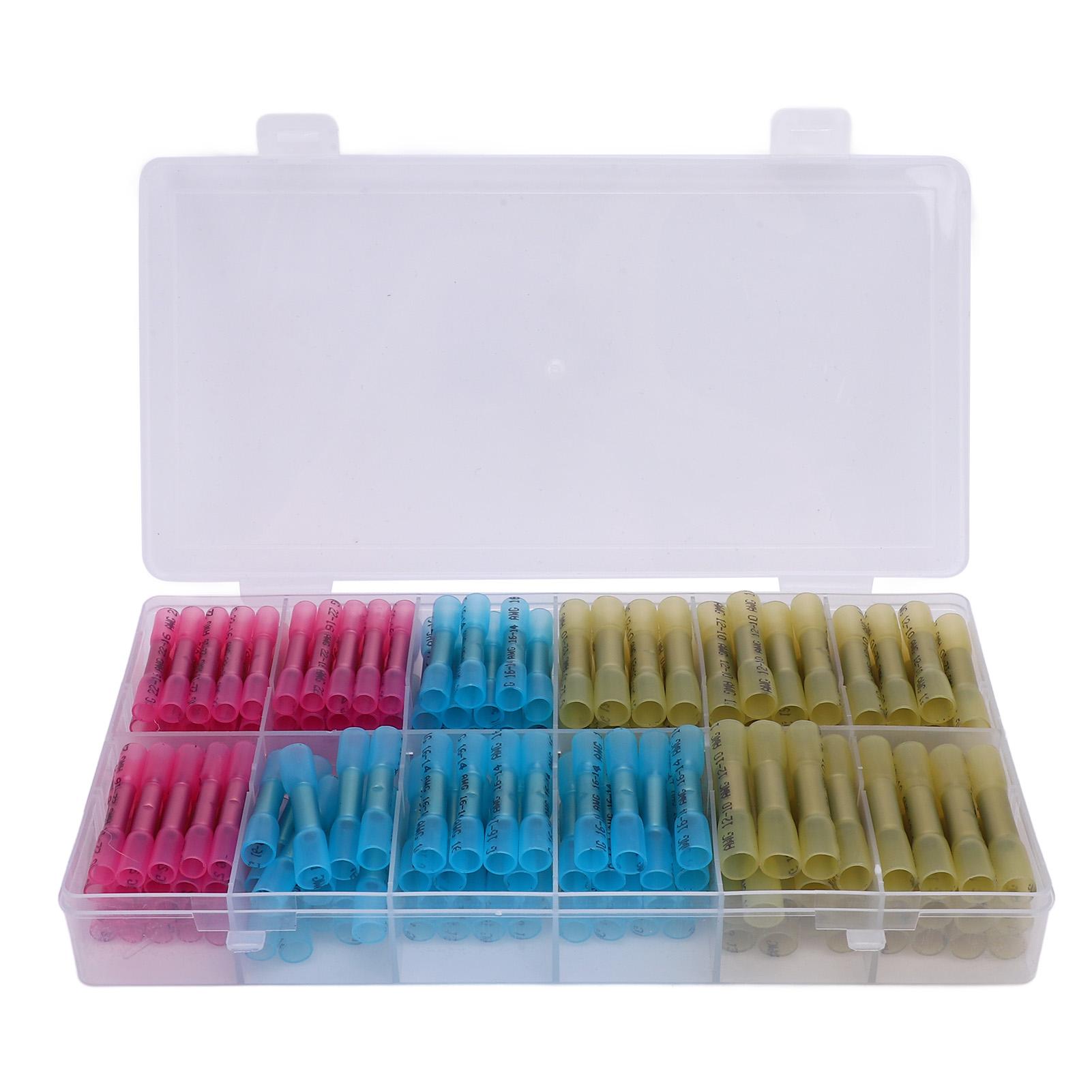 

Heat Shrink Butt Terminal Nylon Waterproofing Wire Crimp Terminals Butt Splices for Marine