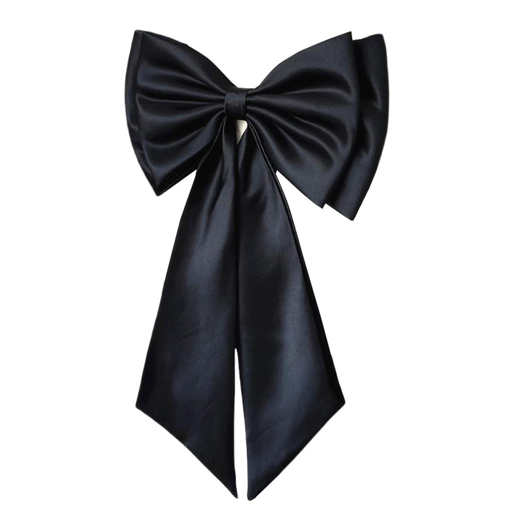 Elegant Satin Wedding Dress Bowknot Lightweight Detachable Bow Waist Decoration for Stage Performance and Cosplay