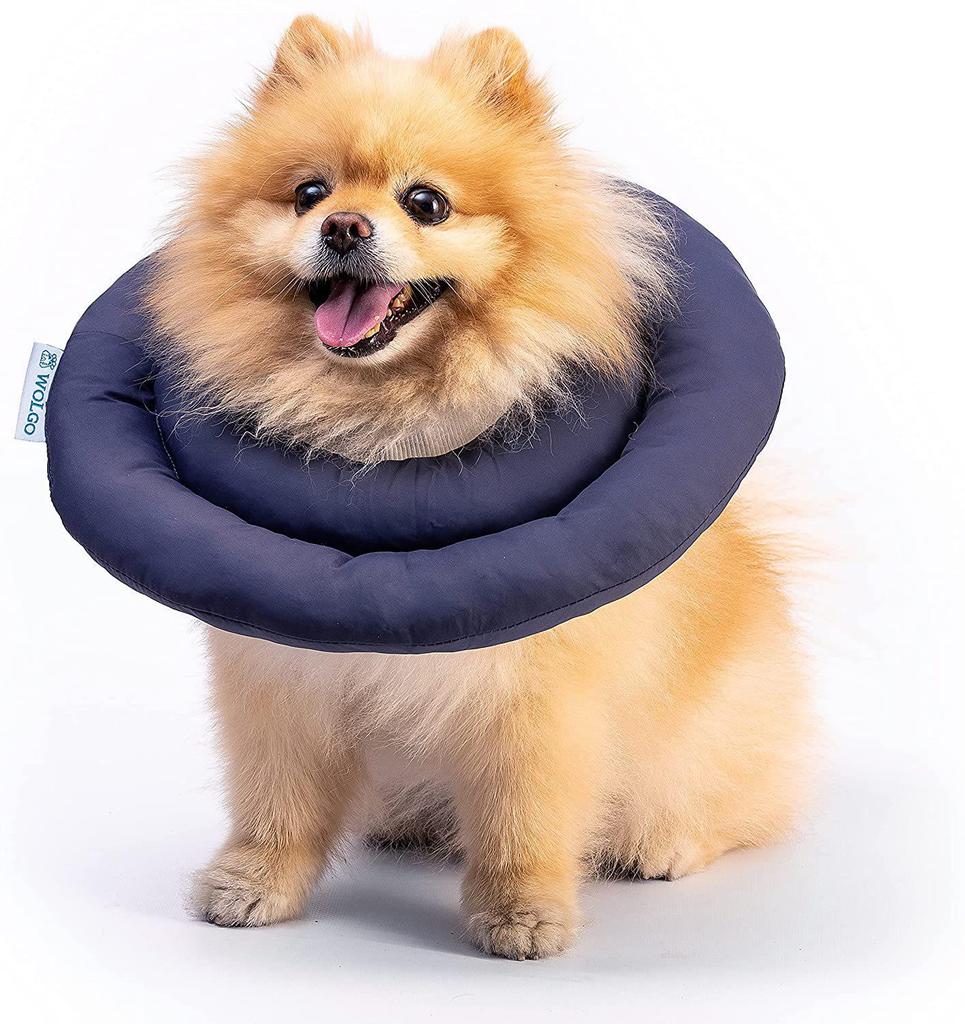 Waterproof Recovery Collar for Cats & Dogs: Anti-Licking Neck Cone, Enlarged & Deepened for Large Pets.