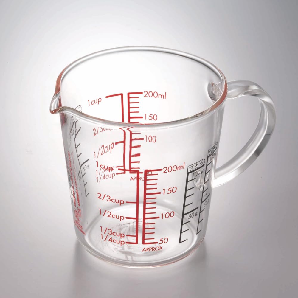 Hario CMJW-200 Measuring Cup Wide 200ml Made In Japan