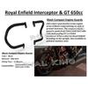 Royal Enfield "Compact Engine Guard Black For Interceptor 650 & GT 650"
