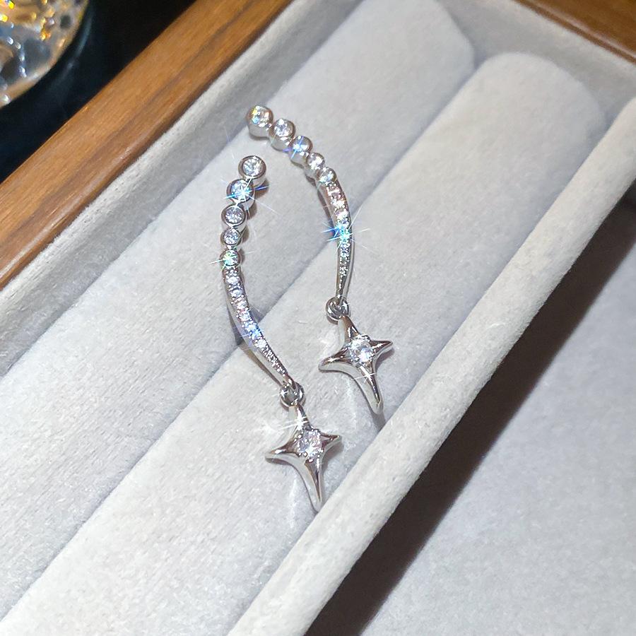 Zircon Mangstar Pendant Earrings Simple Personality Earrings Earrings