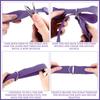 183*3.8cm Yoga Strap Cotton Exercise Yoga Belt Adjustable Woven Stretch D-Ring Buckle Fitness Stretching Bands Pilates Rope