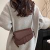 Fashionable Vintage Saddle Bag, Niche Saddle Bag, Fashionable Commuter Single Shoulder Crossbody Bag