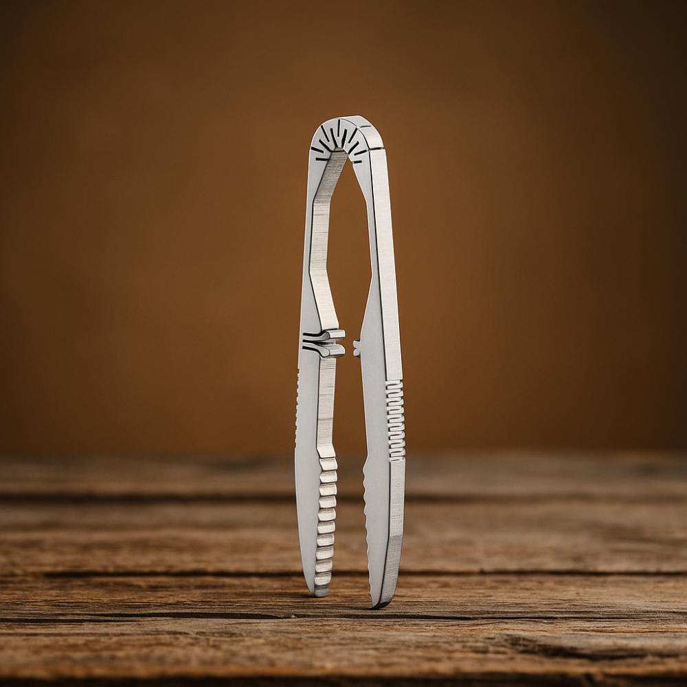 Portable Camping Tweezer Small Size Outdoor Tool Keychains Survival Supplies  Camping