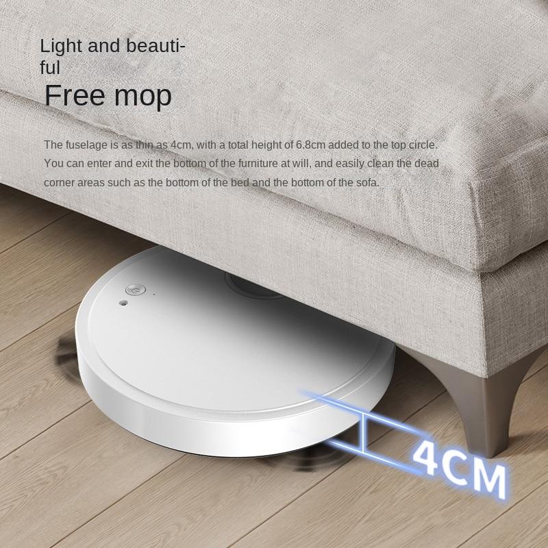 Robô de limpeza inteligente preguiçoso aspirador doméstico recarregável varredor automático