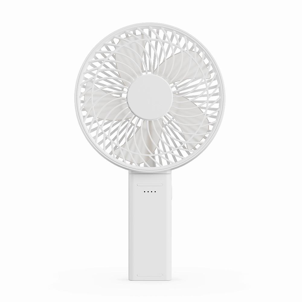 

6-Inch Portable Folding USB Rechargeable Fan: Handheld, Desktop, Outdoor Use with Powerful Wind. белый