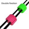 Fishing Rod Silicone Fixed Ball 3/6/8MM Holes Scratch Free Colorful Mini Wear Resistant Reusable Fishing Clip Holder Fishing Accessories