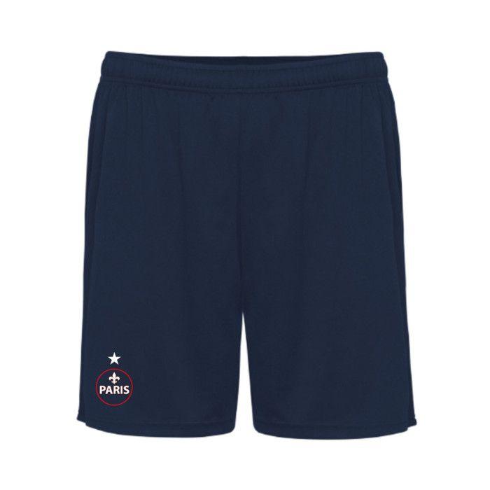 Ensemble short et maillot - Paris - Rouge et bleu - Anti-transpirant - 3 à 13 ans - Garçon