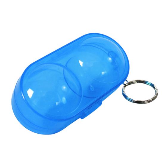 

Plastic Ping Pong Box Buckle Closure 2 Balls Containable Anti Corrosion Table Tennis
