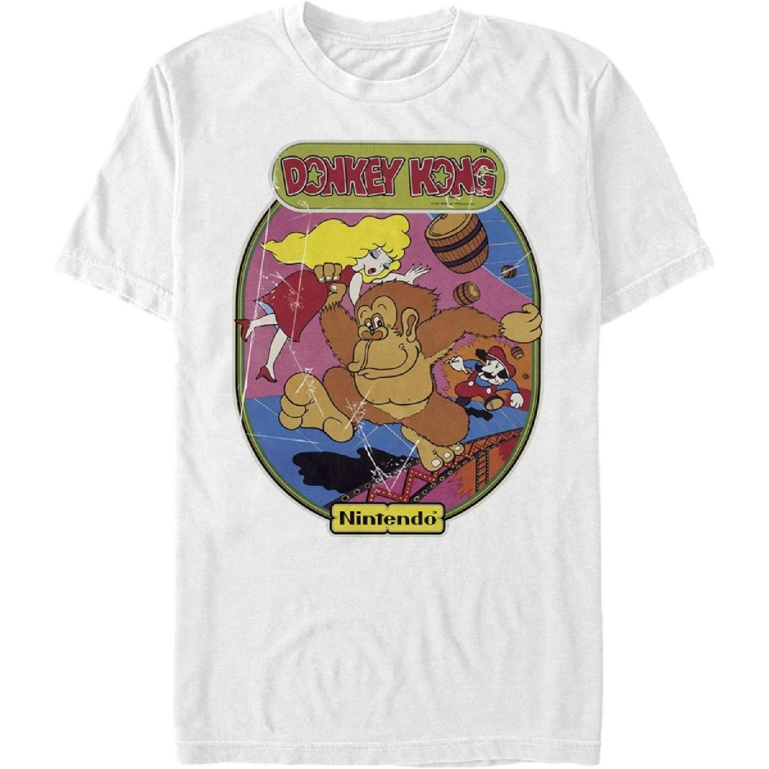 Nintendo Men s Donkey Kong Mario Retro Art S