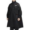 Nike X Sacai Collaborative  Windbreaker With Drawstring, Patchwork, And Multiple Pockets Unisex Outerwear Black DQ9028-010