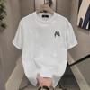 2024 Trendy Men's High-End Cotton Short-Sleeve T-Shirt: Casual, Loose, and Versatile Design