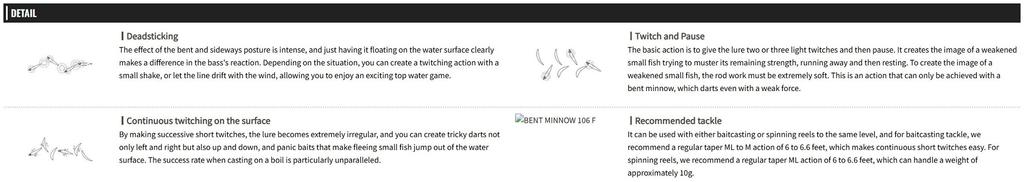 Sale OSP Bent Minnow 106F Floating Minnow TS-26 (5582)