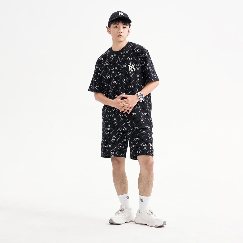 New MLB Casual Shorts Men's Black 3LSPM0133-50BKS