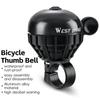 WEST BIKING YP0706061 Aluminum Alloy Bicycle Thumb Bell Waterproof Rustproof High Decibel Cycling Warning Horn