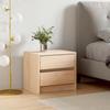 Bedside Table - Maison Exclusive - Solid Pine Wood - 2 Drawers - 40 X 31 X 35.5 Cm