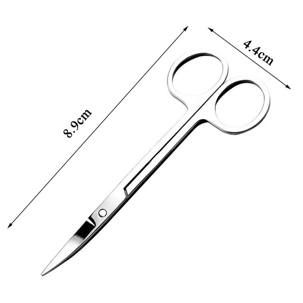 1/3/5PCS Professional Manicure Scissor Stainless Steel Beauty Grooming for Facial Hair Eyebrow Eyelash Haircut Nose Hair Scissor