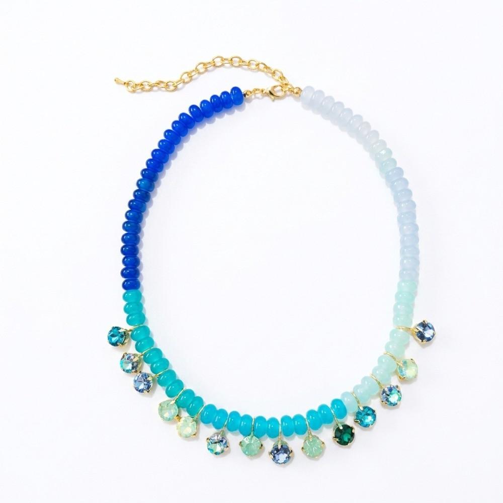Boho Beaded Pendant Choker Vintage Women Necklace Elegant Clavicle Chain  Street Wear