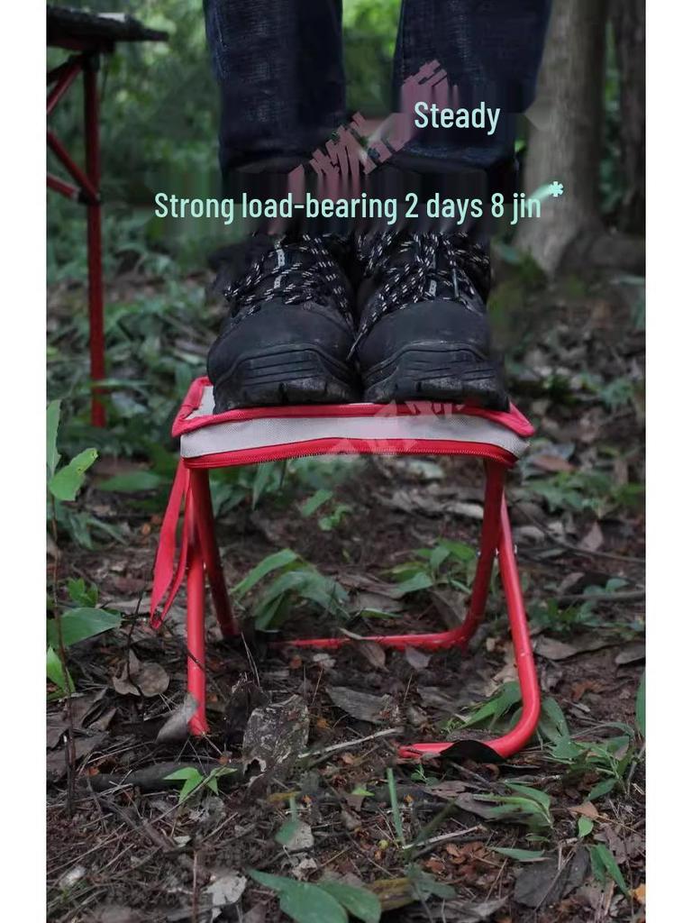 Portable Ultra-light Folding Camping Stool with Handbag - Perfect for Fishing and Picnics