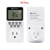 EU/US/UK Electronic Digital Timer Switch Programmable 220V 110V Kitchen Plug Socket Timing Outlet Random Coutdown 12/24hr Timer
