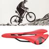 Saddle Waterproof Road Bike Cushion Breathable Hollow Cycling Racing Saddle(Black White )