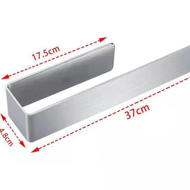 

1pc Towel Ring Self-Adhesive Towel Holder No Drilling Towel Rail Stainless Steel for Bathroom light green